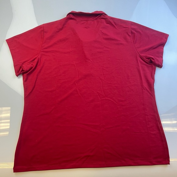 Port Authority Red polo for women r80-7 - Picture 2 of 3